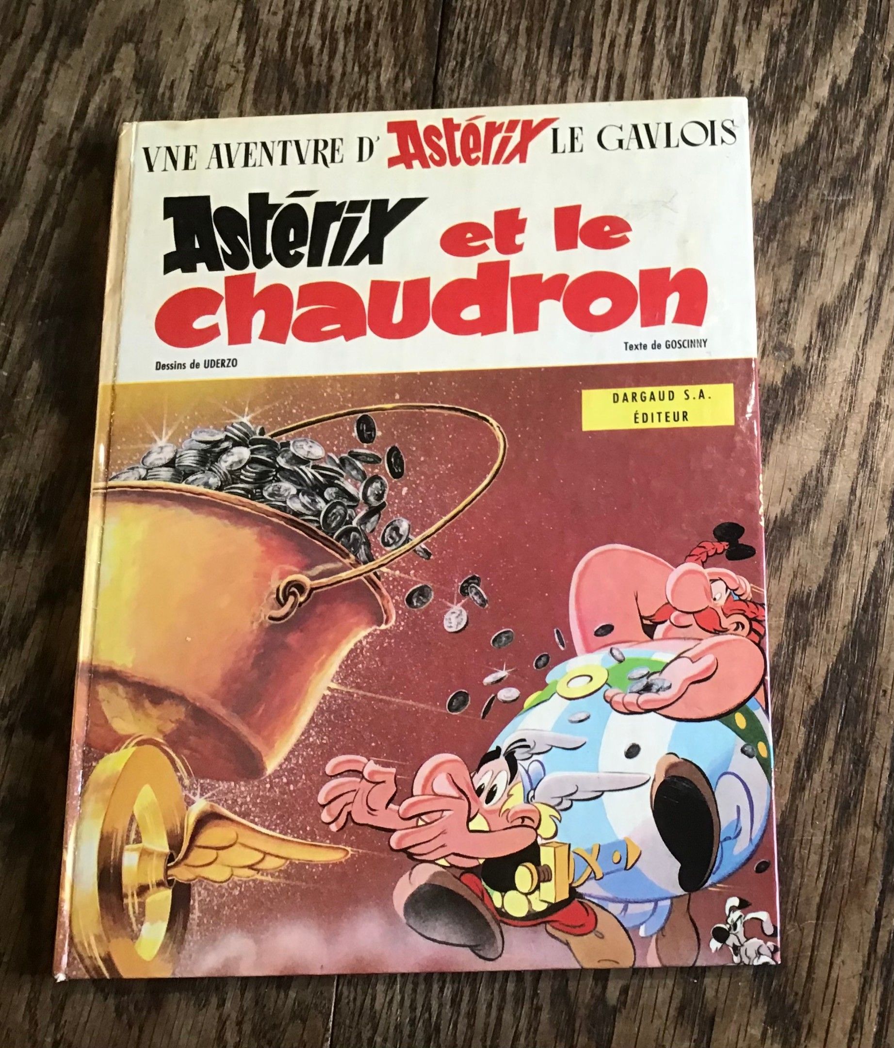 Uderzo et Goscinny Une Aventure d’Asterix le Gaulois Astérix et le Chaudron Eo 1er trimestre 1969 Bel état