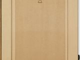 a painting on a wooden easel with a piece of paper on it