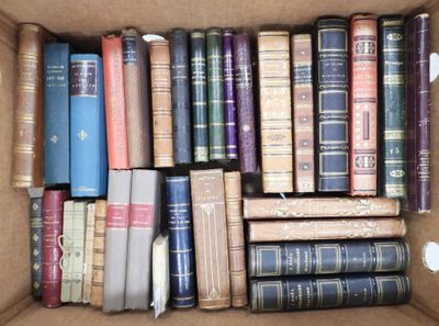 [LITTERATURE]. (30 vols.). Ensemble de livres in-12° et in-8…