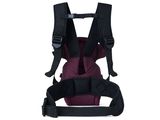 a close up of a baby carrier on a white background