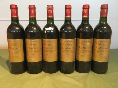 3 bouteilles : Château La Mouline 1997 3 bouteilles : Châtea…