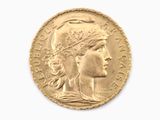 l'image d'une pièce d'or sur laquelle figure une tête de femme