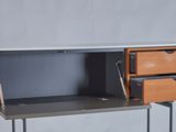an image of a desk with two drawers on top of it