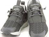 Baskets Nike Air Prestop Woven grises à semelles blanches