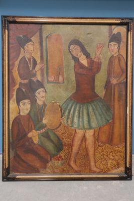 an image of a painting of a woman in a tutu dress