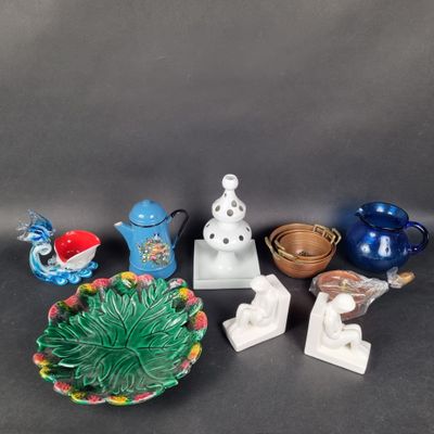 a lot of different items that are sitting on a table