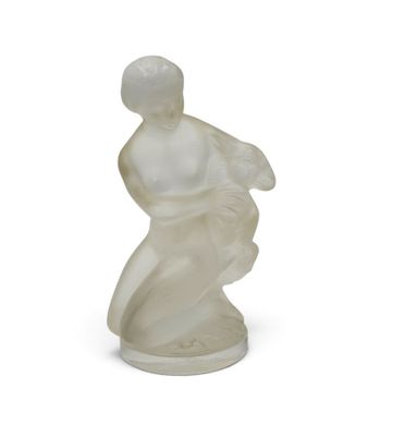 sculpture of a man holding a fish on a white background