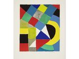 an image of a painting of a square with different colors