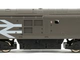 a yellow and black train on the tracks on a white background