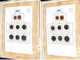 quatre photos représentant différents types de pièces, accrochées au mur