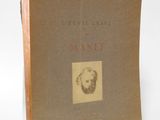 an old book with a picture of a man on it