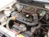 a small engine in the trunk of a car
