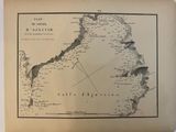 an old map of the island of blaciacor in the middle of the atlantic