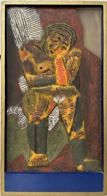 une image d'un tableau représentant un homme assis sur une chaise
