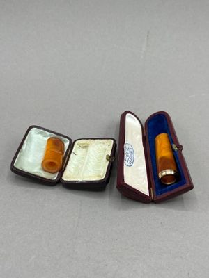 a small box with a cigarette in it and a lighter in it