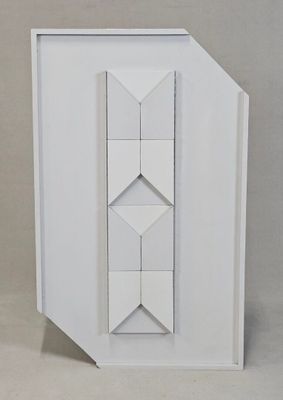 a picture of a white box with a bow tie on it
