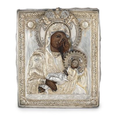 une icône représentant la Vierge Marie et l'Enfant Jésus