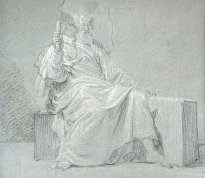 Ecole Néoclassique de la fin du 18ème siècle, "Personnage as…