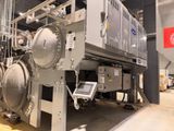 a machine that is sitting inside of a building