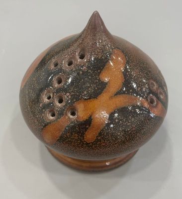 Poterie de BLANOT Pique-fleurs en céramique émaillée dans le…