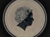 une image représentant une pièce d'argent à l'effigie de la reine Élisabeth