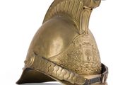 casque d'un soldat romain sur fond blanc