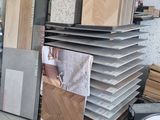many different types of flooring in this room