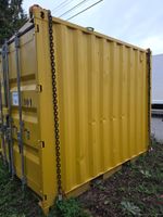 T49: Container maritime jaune avec établi et étau (photo 3)