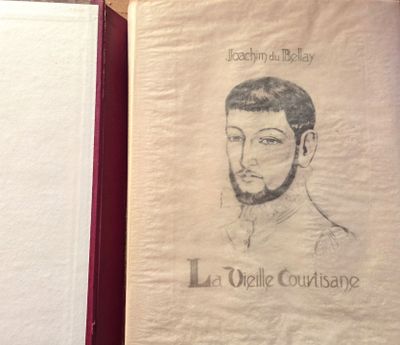le dessin d'un homme barbu sur la couverture d'un livre