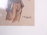 a picture of a drawing of a man holding a baseball bat