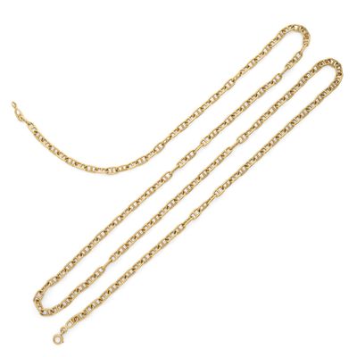 Sautoir “Chaîne d'ancre” Or 18k (750) - Photo 1