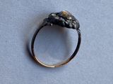 an image of a gold ring with a piece of rock embedded in it