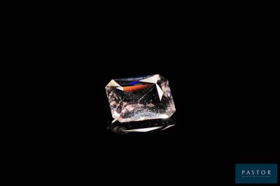 an image of a diamond on a black background