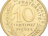an image of a ten cent coin on a white background
