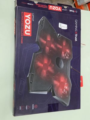 boxed box of a gaming mouse with a red light on it
