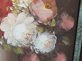 a picture of a painting of flowers in a vase