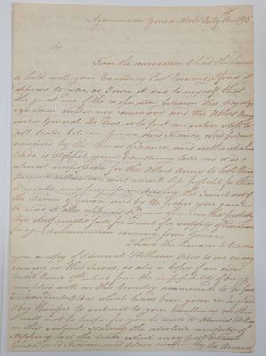 une lettre du président des États-Unis d'Amérique adressée au président des États-Unis d'Amérique