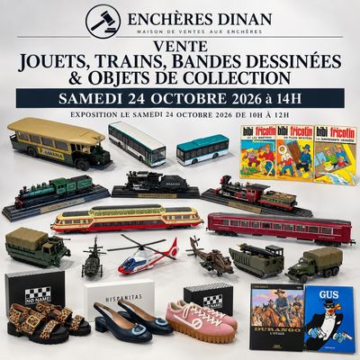 de nombreux types de trains miniatures et de véhicules exposés