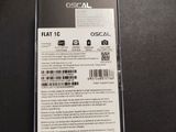 a close up of the back of a cell phone on a table