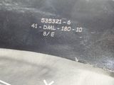 a close up of a shoe with a label on it