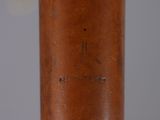 a close up of a metal object on a table