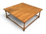an image of a coffee table with a wooden top on a white background