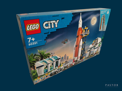 a box with a lego city set in it