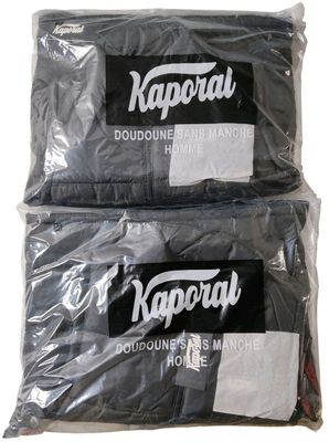 Lot de 2 doudounes sans manche KAPORAL Ugolin tailles S et M…