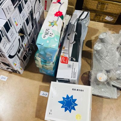 a lot of boxes that are sitting on a table