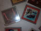 a lot of cds that are on a table