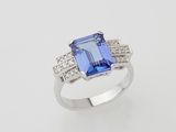 a sapphire and diamond ring