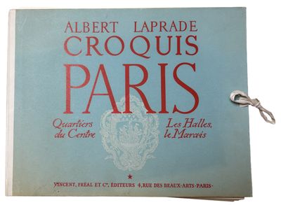 la couverture du livre *Croquis Paris* d'Albert Laprade