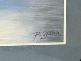 a picture of a picture of a person on the beach