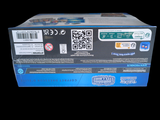 a box with a qr code on it on a black background